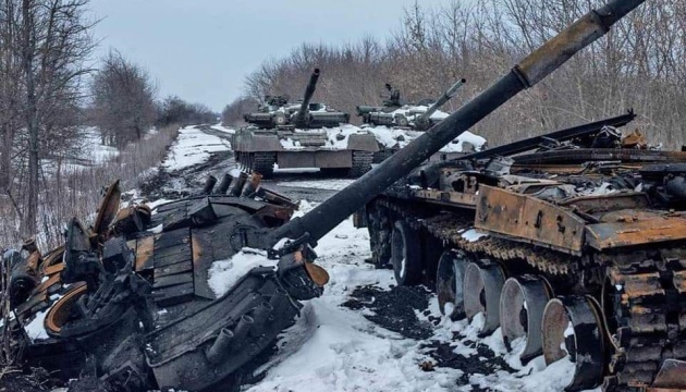 У Міноборони розповіли про суттєві втрати ворога в техніці та озброєнні за тиждень