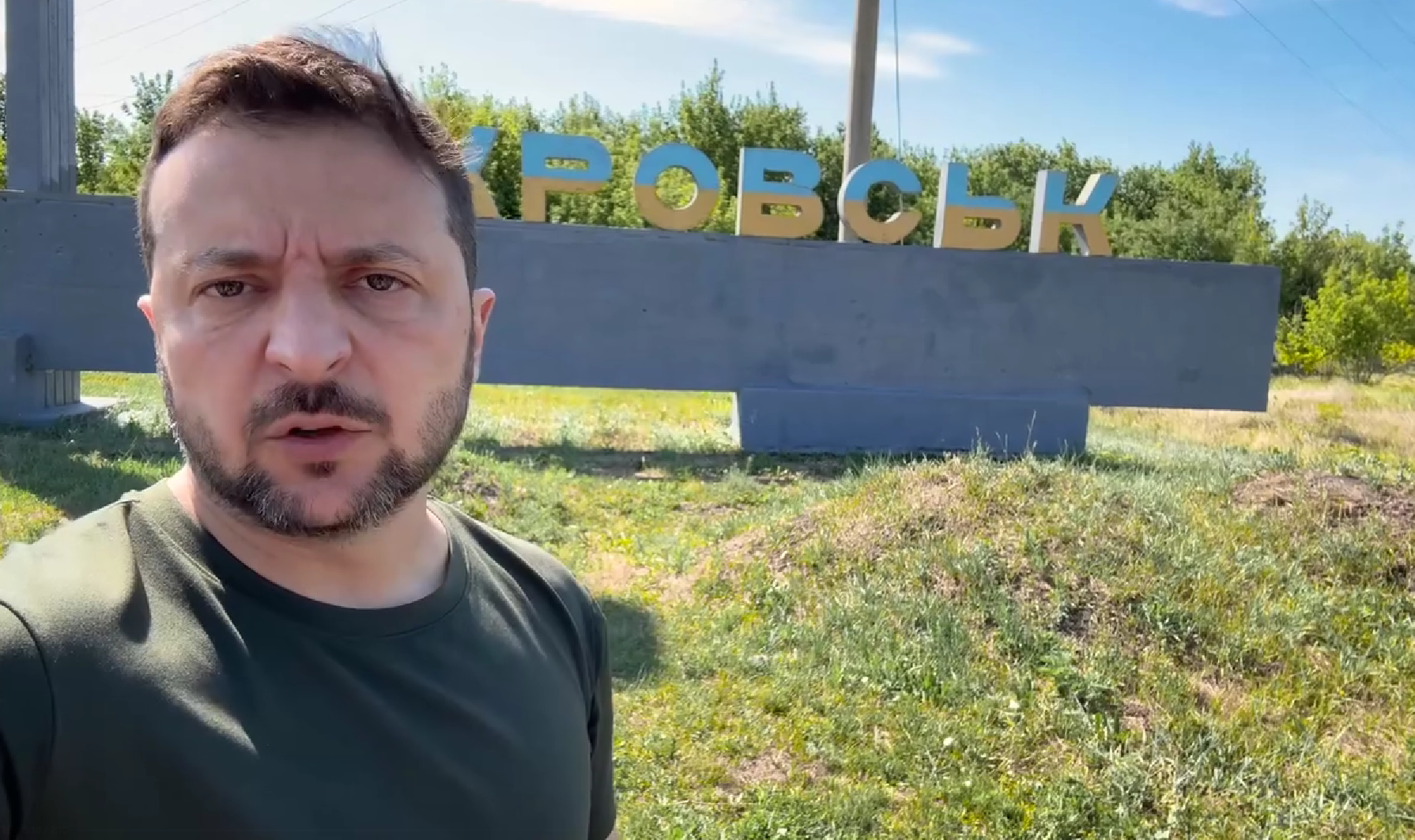 Володимир Зеленський прибув з неанонсованим візитом на Донеччину