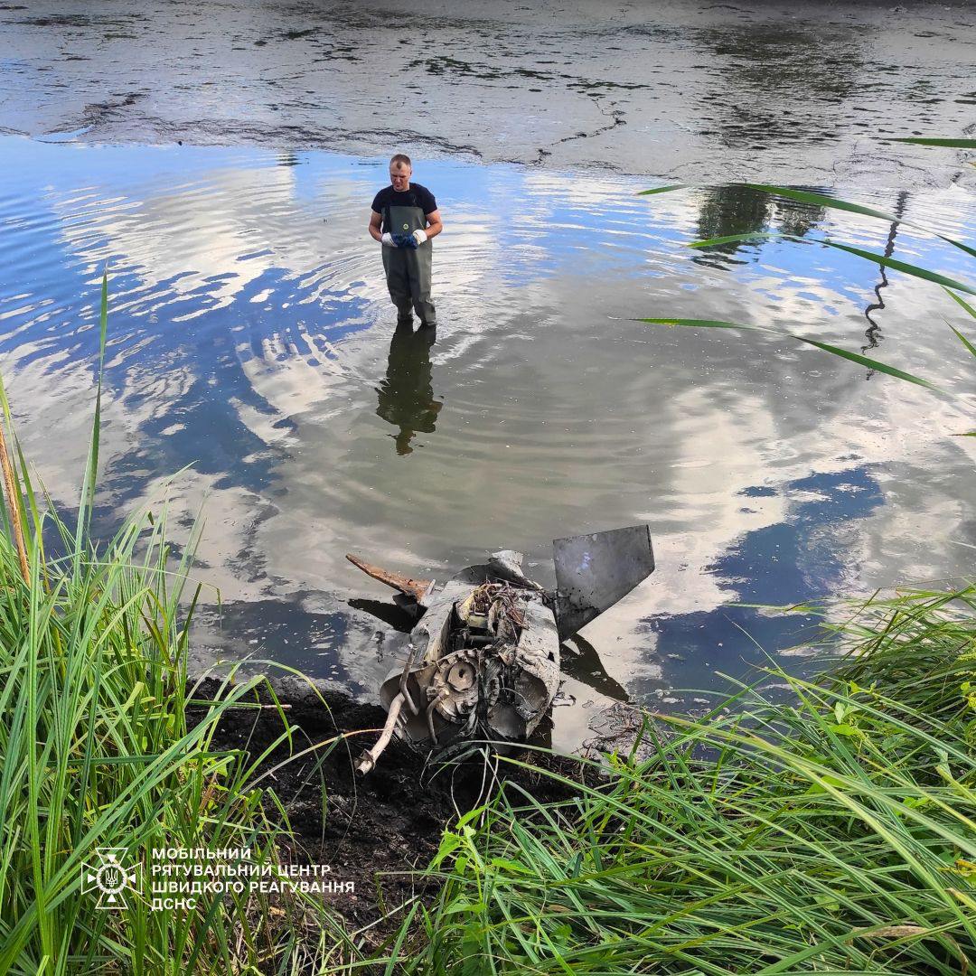 В одній із водойм Києва виявили залишки російської ракети Х-101 – ДСНС